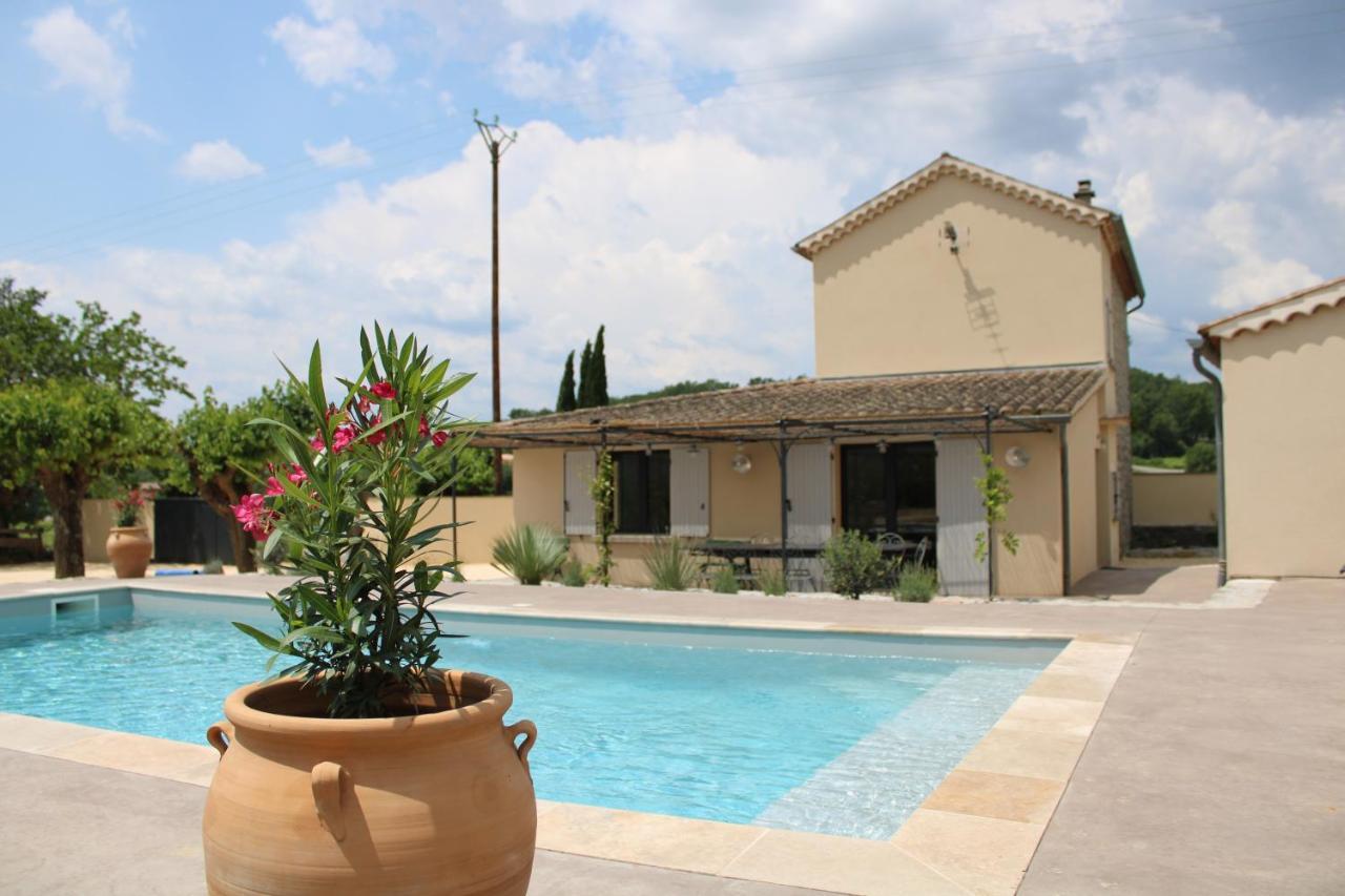 Le Clos Des Muriers Villa Saint Alban Auriolles Exterior foto