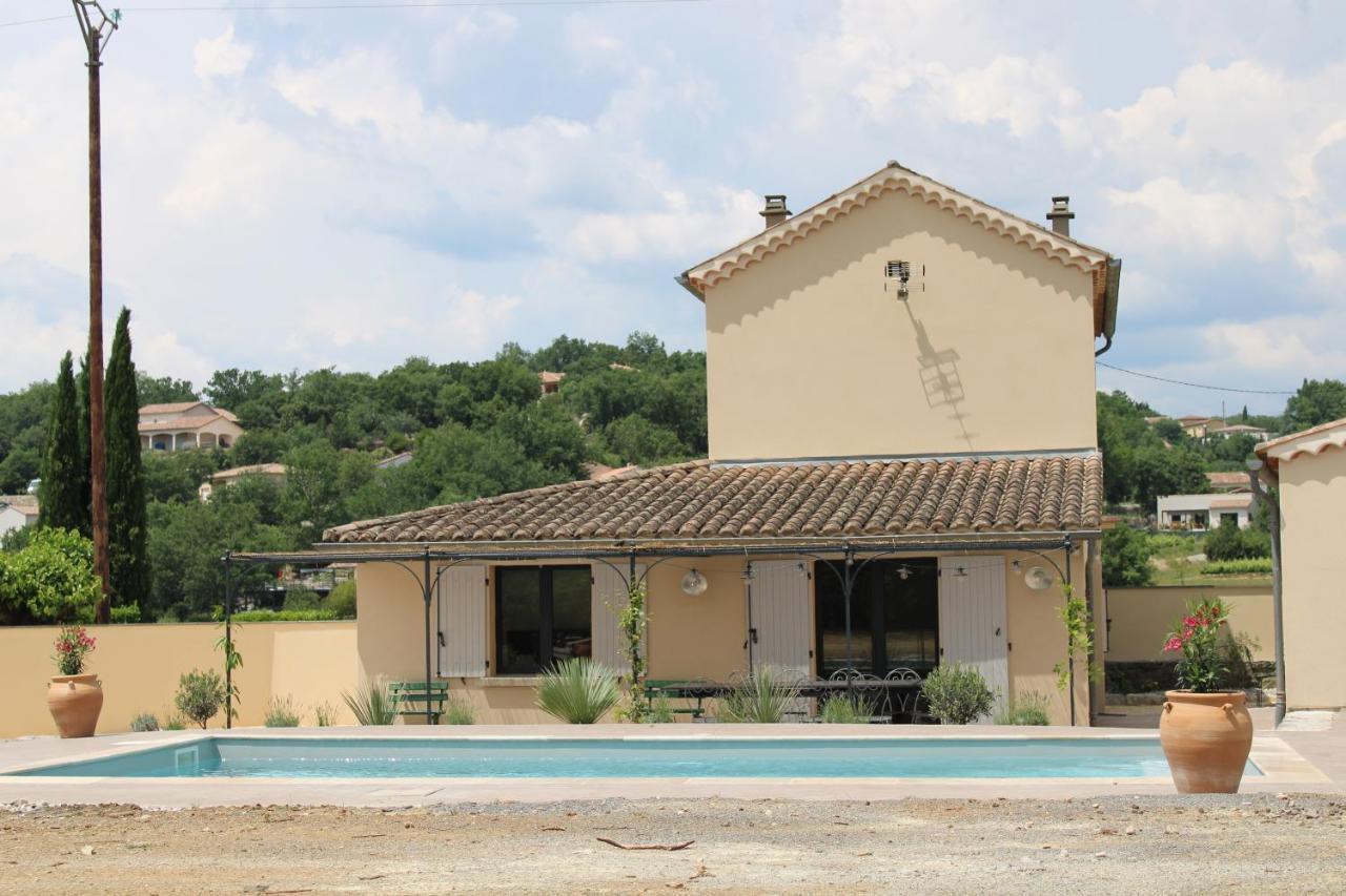 Le Clos Des Muriers Villa Saint Alban Auriolles Exterior foto